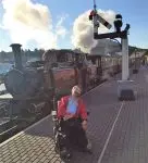 Darren at the Welsh Highland Railway