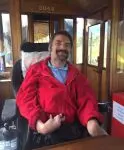 Darren on the Welsh Highland Railway