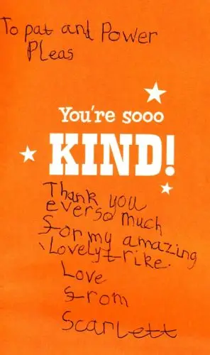 Scarlett's card